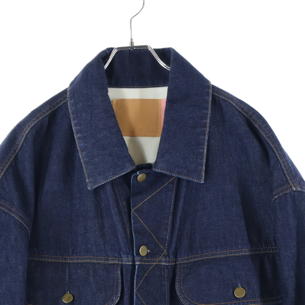 ACNE STUDIOS Bla Konst(アクネストゥディオズ ブロコンスト) Over Sized Unisex Fit Denim Jacket オーバーサイズドユニセックスフィットデニムジャケット インディゴ