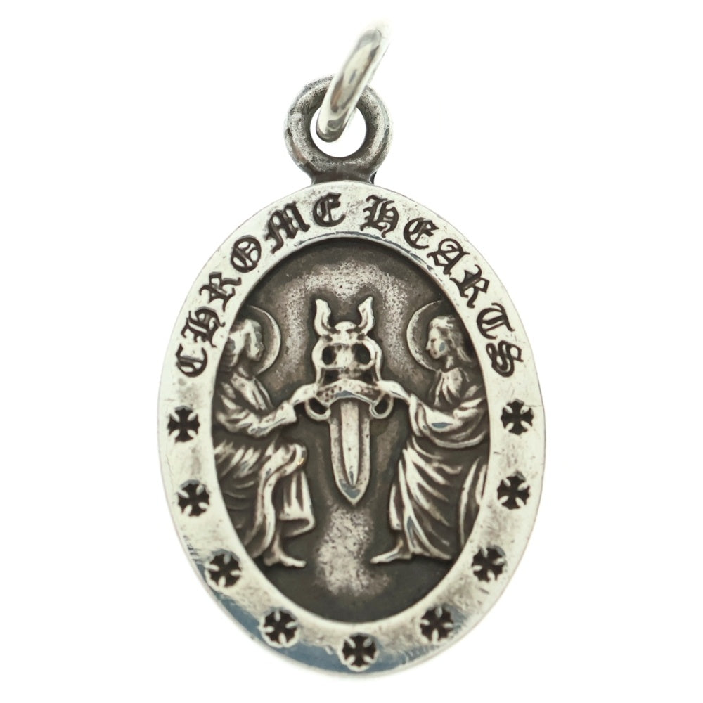 CHROME HEARTS(クロムハーツ) ANGEL MEDAL OVAL オーバルエンジェルメダル ペンダントトップ シルバー BCA207