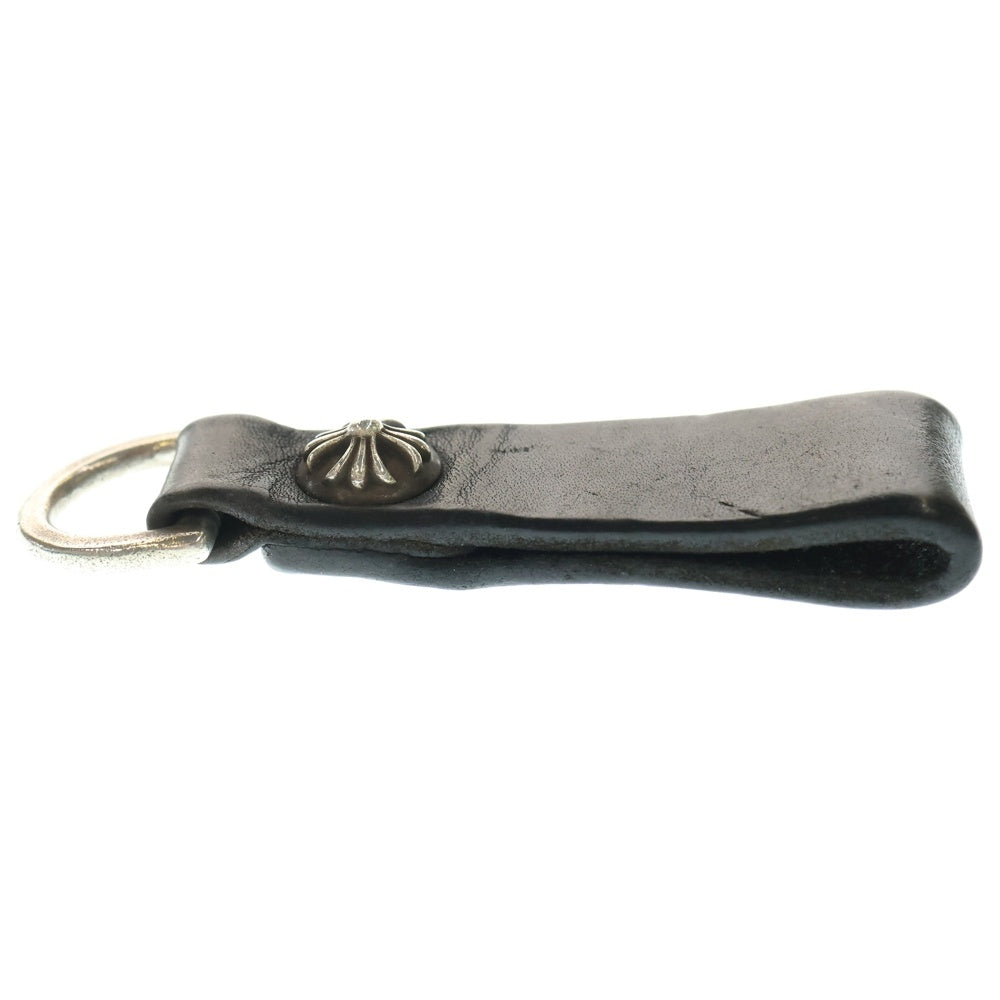 CHROME HEARTS(クロムハーツ) BELT LOOP D RING Dリング クロスボールベルトループ ブラック/シルバー BCA415