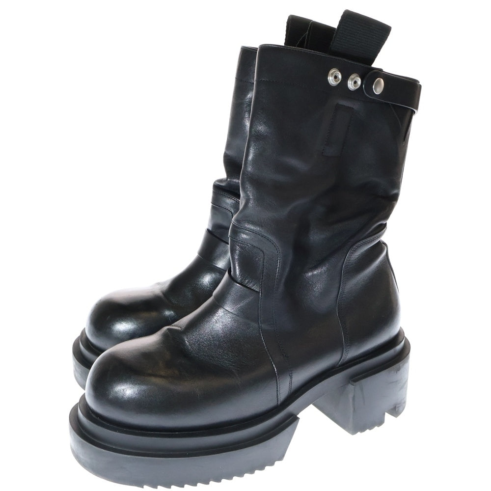Rick Owens(リックオウエンス) 24AW PULL ON BOGUN BOOTS ロングブーツ ブラック