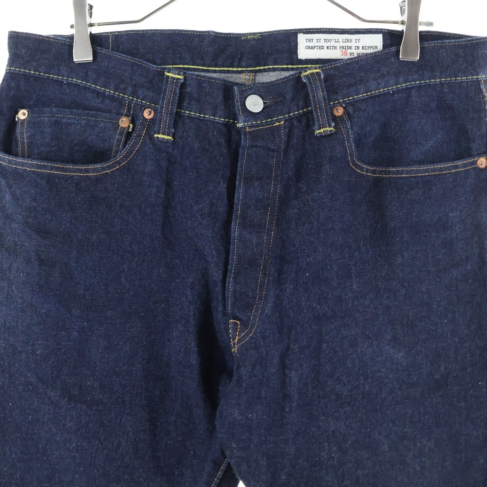 BONCOURA(ボンクラ) XX MODEL ボタンフライ ストレート セルビッジ デニムパンツ ジーンズ インディゴ