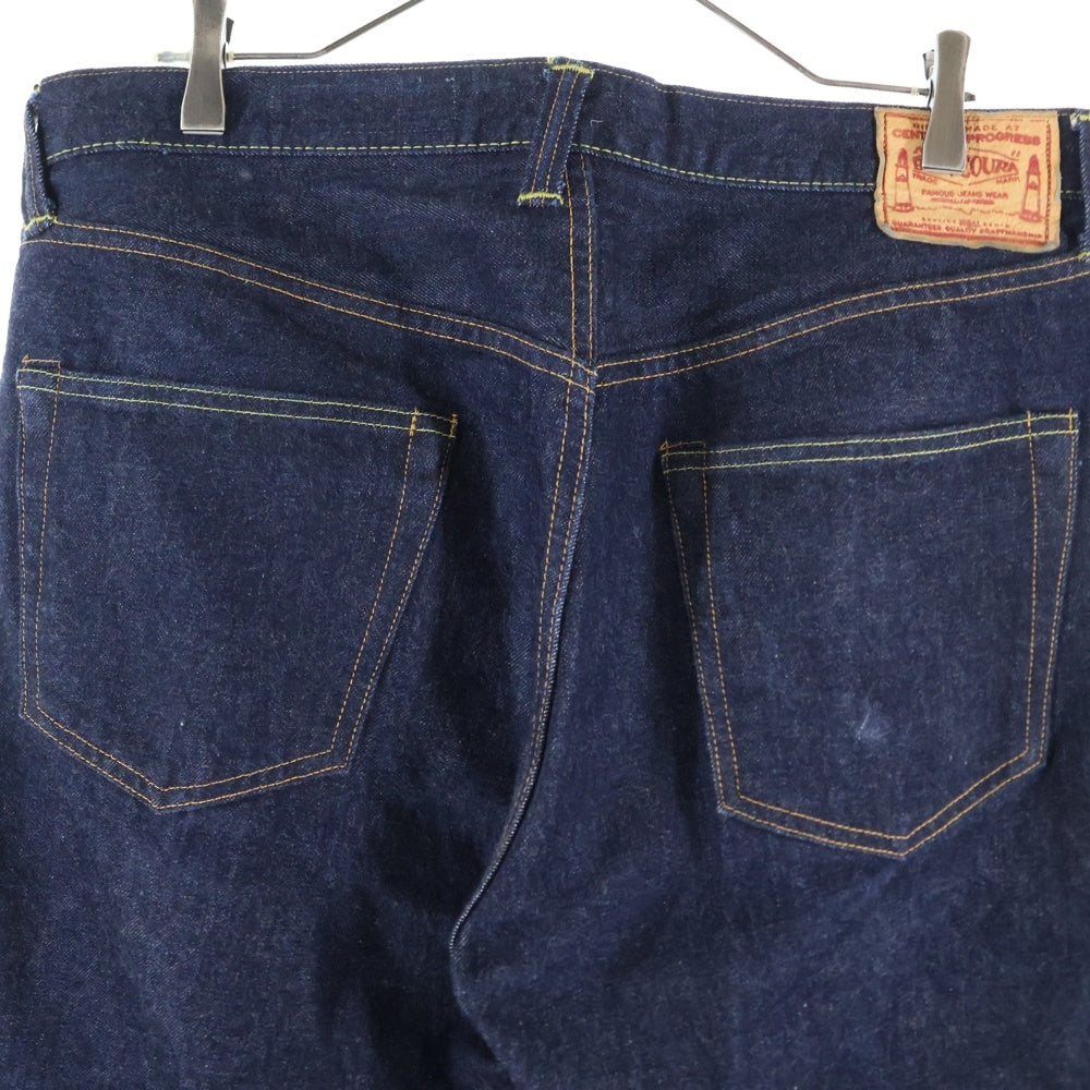 BONCOURA(ボンクラ) XX MODEL ボタンフライ ストレート セルビッジ デニムパンツ ジーンズ インディゴ