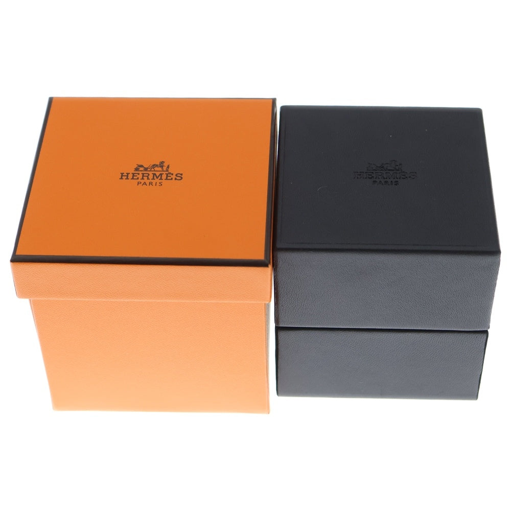 HERMES(エルメス) 23年製 シェーヌダンクルダブルブレスレット GM12Link MM16Link シルバー/ピンクゴールド