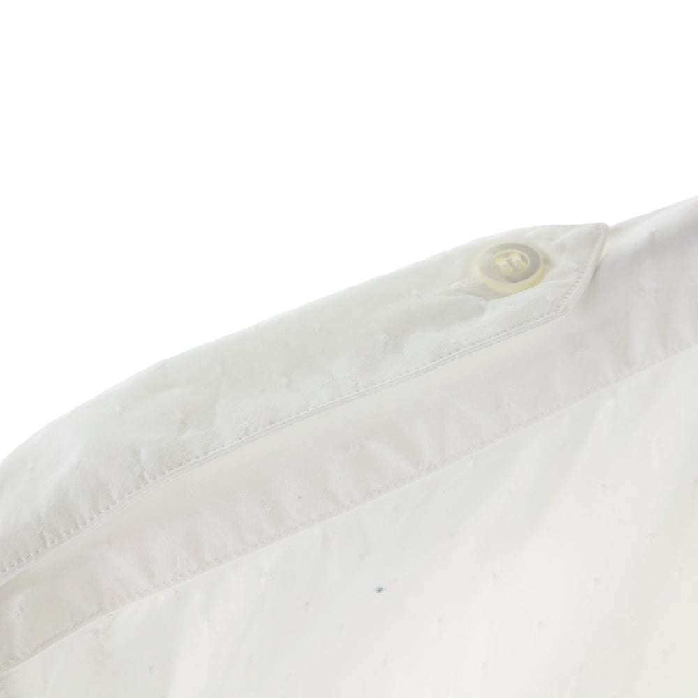 DRIES VAN NOTEN(ドリスヴァンノッテン) バンドカラー 長袖シャツ ホワイト