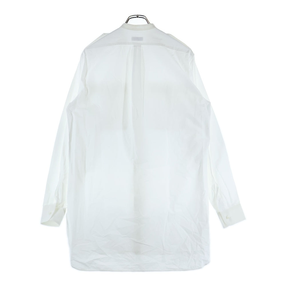 DRIES VAN NOTEN(ドリスヴァンノッテン) バンドカラー 長袖シャツ ホワイト