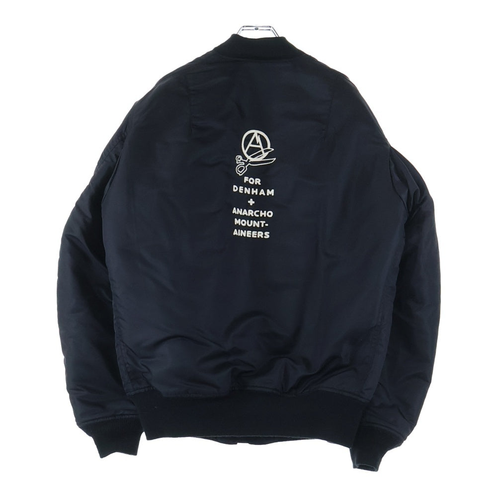 DENHAM(デンハム) ×Mountain Research ワッペンデザイン ブルゾン ジャケット アウター 01-22-09-20-004 ブラック