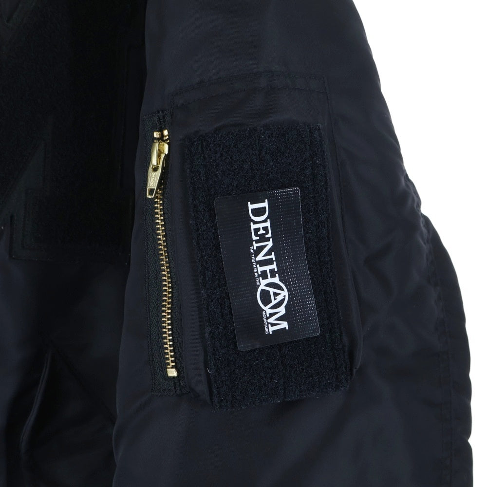 DENHAM(デンハム) ×Mountain Research ワッペンデザイン ブルゾン ジャケット アウター 01-22-09-20-004 ブラック