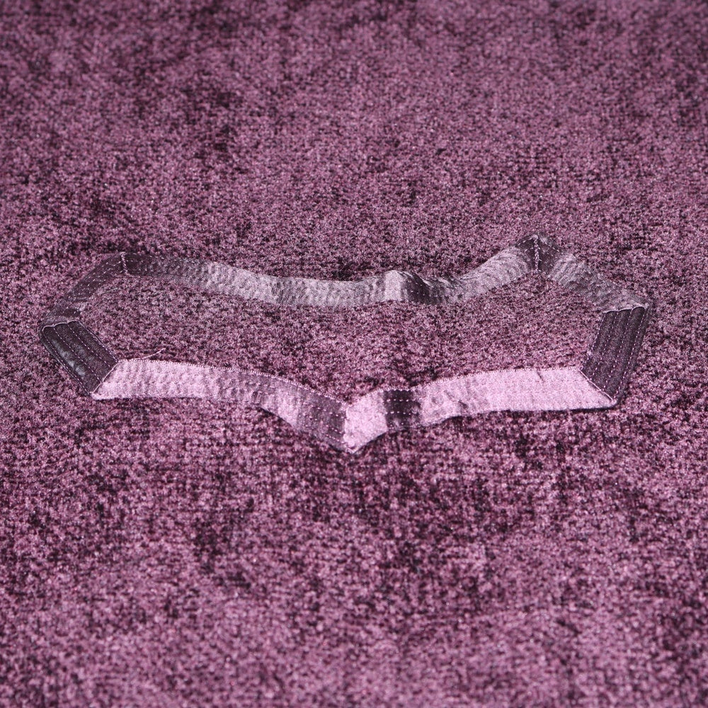 NUMBER (N)INE(ナンバーナイン) 09SS The Lonesome Heroes 本人期 ストール モチーフ刺繍マフラー バーガンディー