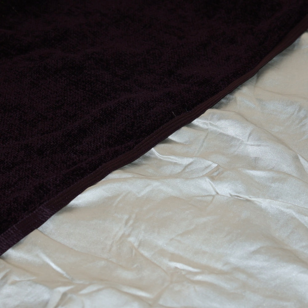 NUMBER (N)INE(ナンバーナイン) 09SS The Lonesome Heroes 本人期 ストール モチーフ刺繍マフラー バーガンディー