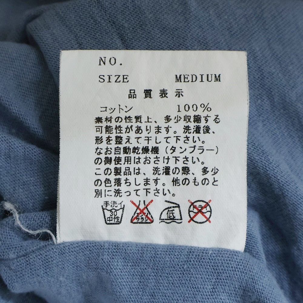 UNDERCOVER(アンダーカバー) 03SS Scab期 レオパード柄タンクトップ ロゴプリントノースリーブ ブルー