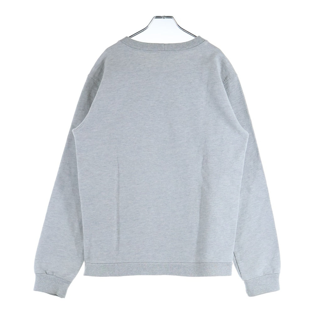 DRIES VAN NOTEN(ドリスヴァンノッテン) クルーネック長袖スウェットシャツ グレー