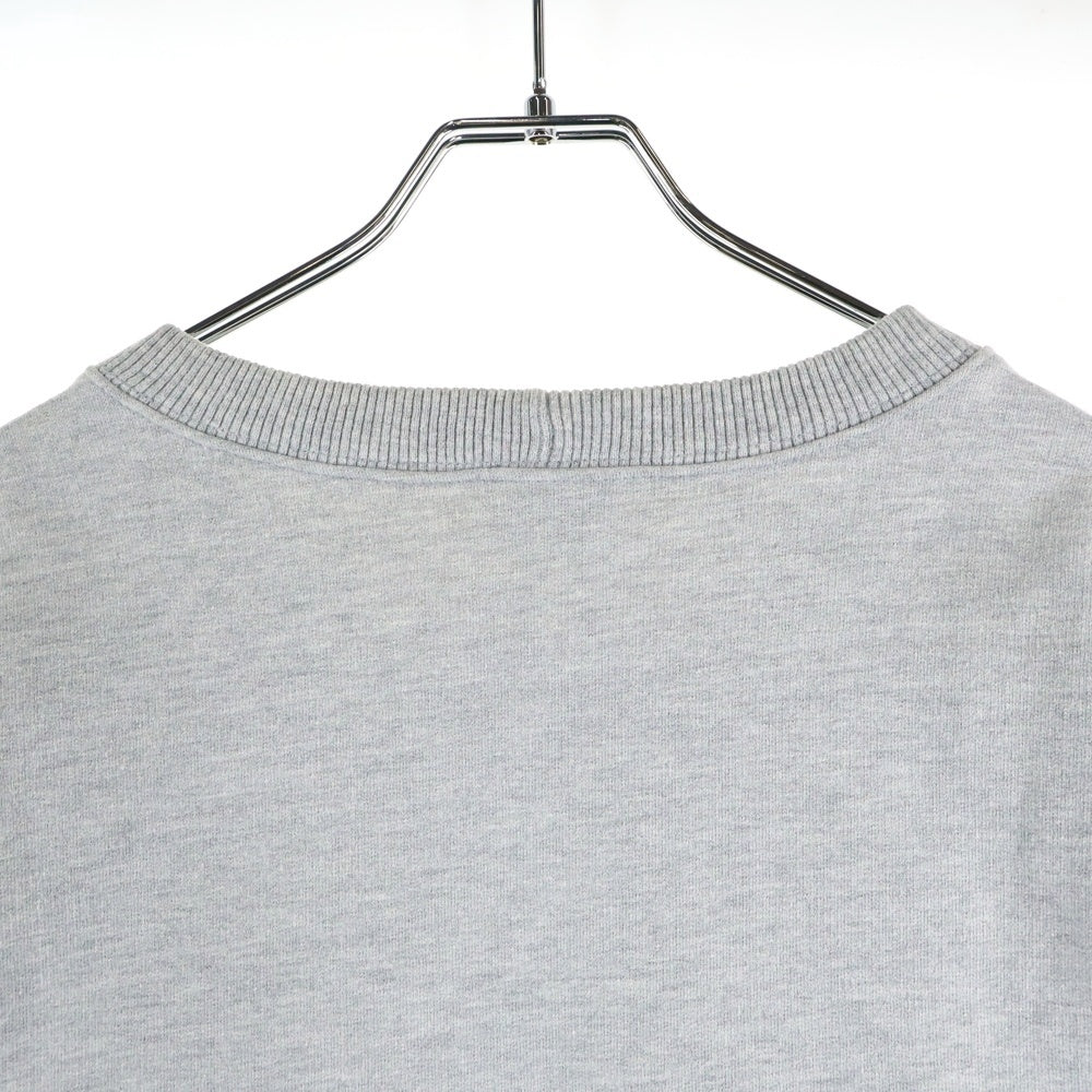 DRIES VAN NOTEN(ドリスヴァンノッテン) クルーネック長袖スウェットシャツ グレー