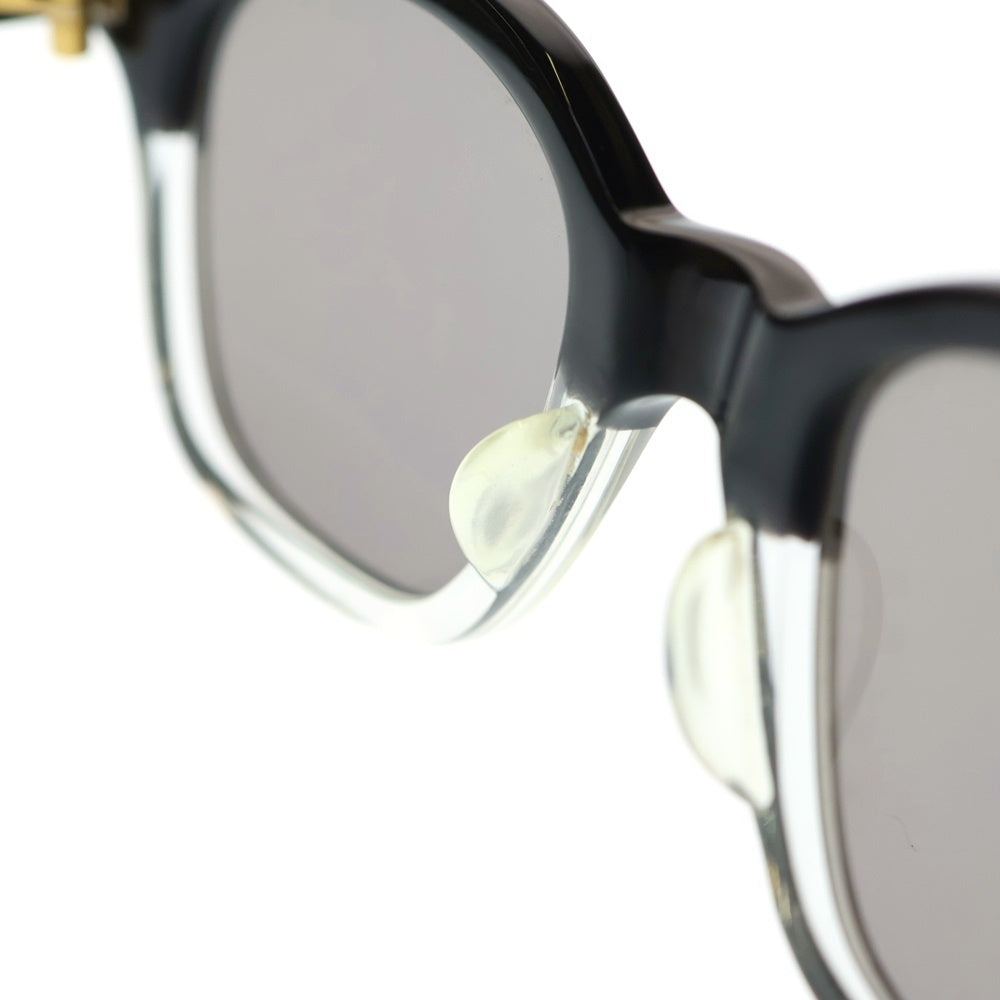 NUMBER (N)INE(ナンバーナイン) 09AW A Closed Feeling 本人期 ツートーンサングラス 眼鏡 アイウェア ブラック/クリア