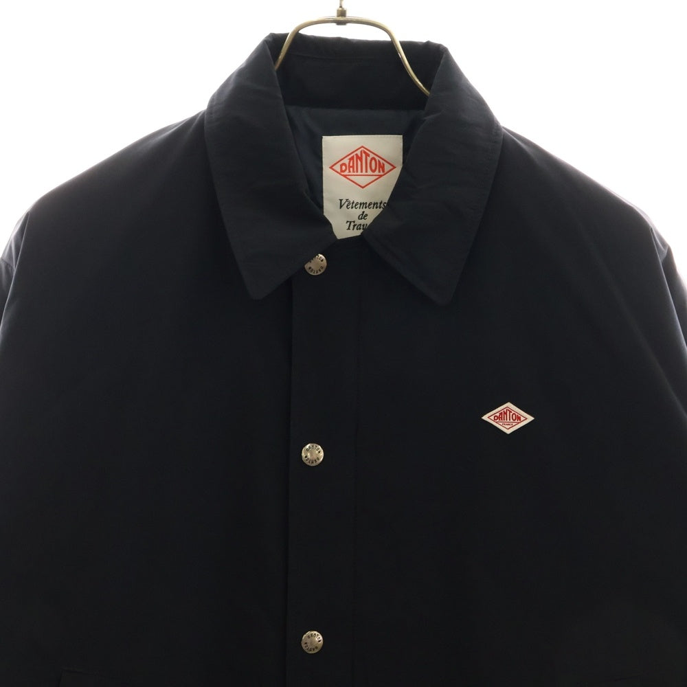 DANTON(ダントン) ピーチタフタ インサレーション コーチジャケット ブラック DT-A0716