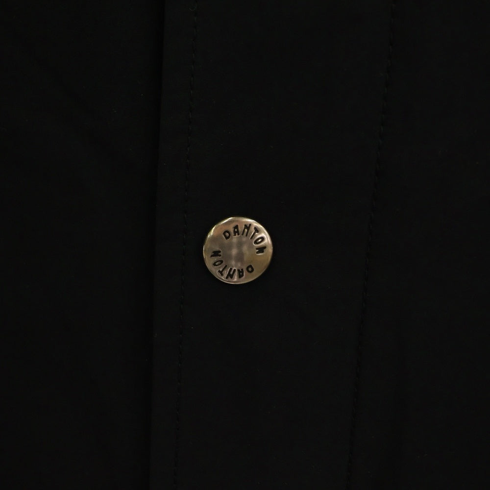 DANTON(ダントン) ピーチタフタ インサレーション コーチジャケット ブラック DT-A0716