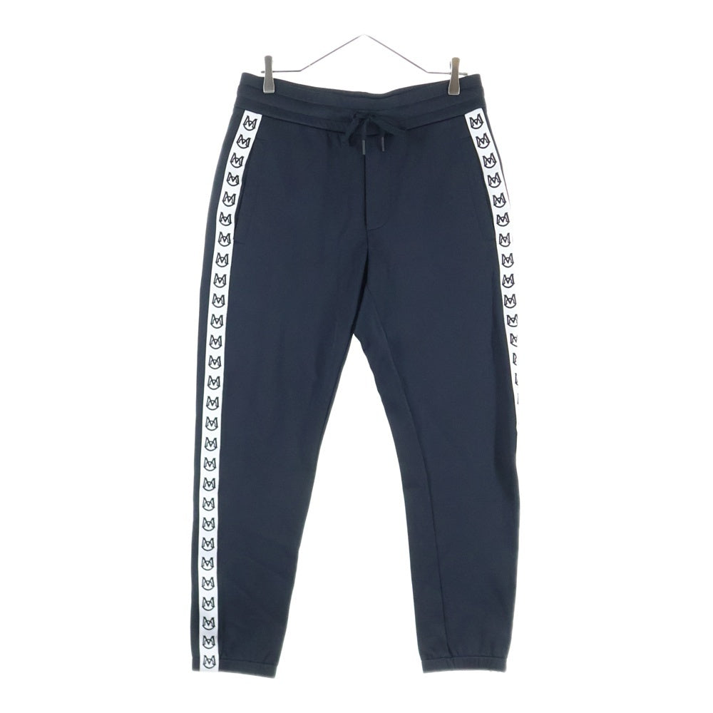 MONCLER(モンクレール) 21AW PANTALONE サイドロゴ刺繍 スウェット パンツ ブラック G10918H73400