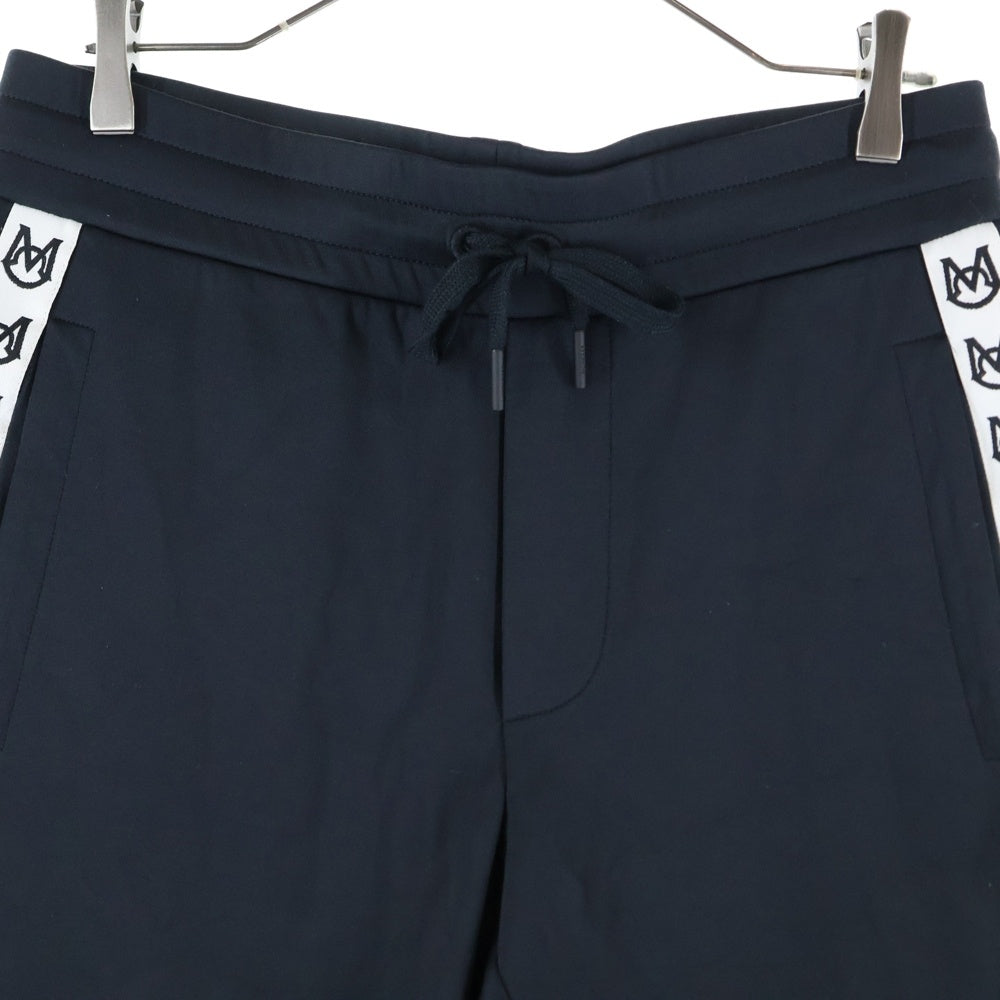MONCLER(モンクレール) 21AW PANTALONE サイドロゴ刺繍 スウェット パンツ ブラック G10918H73400