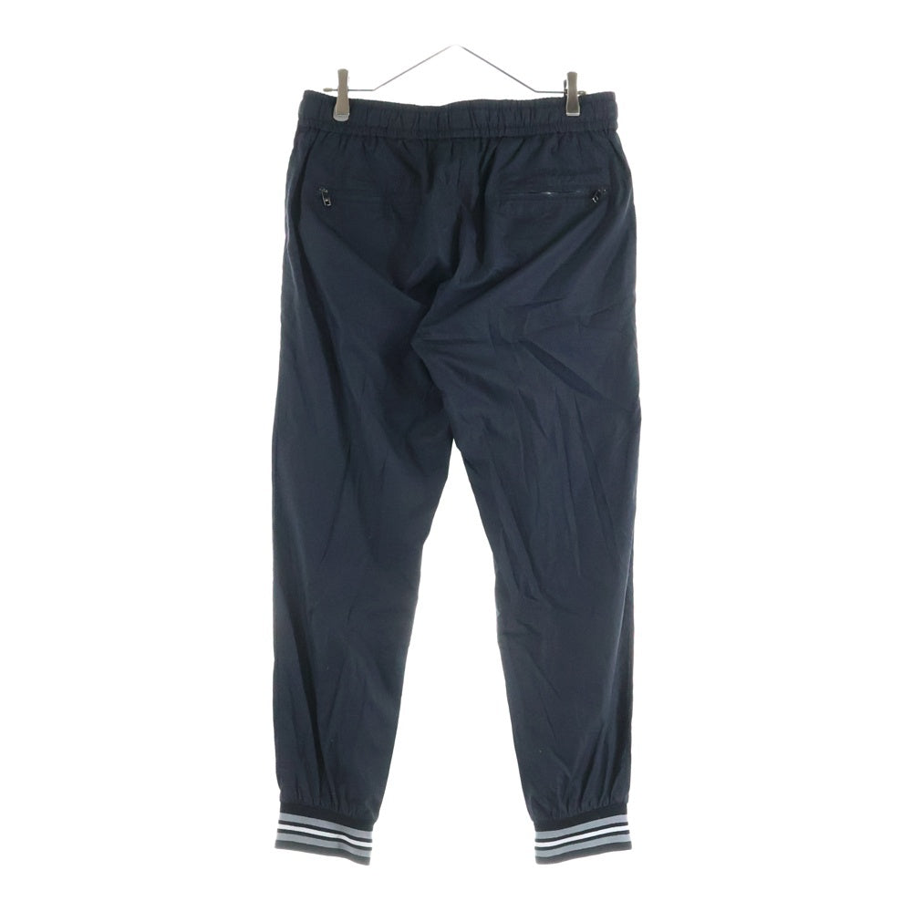 DOLCE & GABBANA(ドルチェアンドガッバーナ) バックロゴ刺繍 イージーパンツ ブラック GYZ1EZ