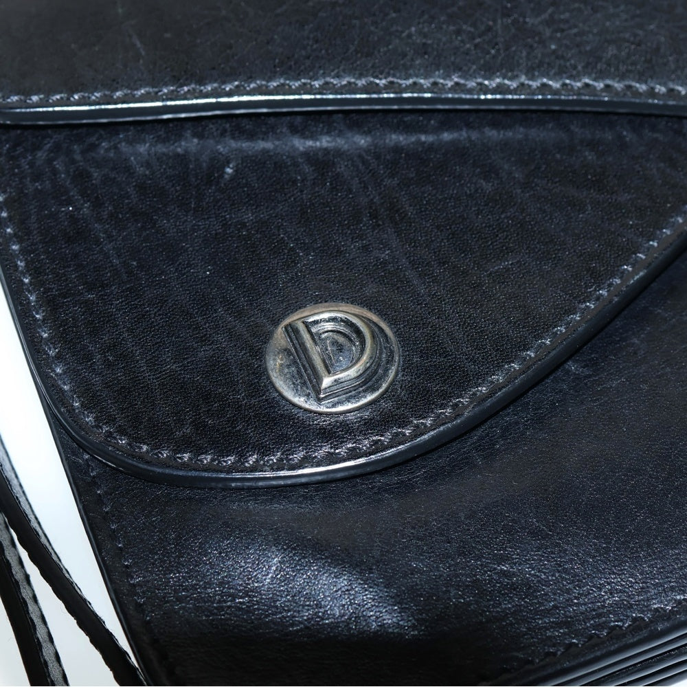 DOLCE & GABBANA(ドルチェアンドガッバーナ) レザー ワンショルダー バッグ ブラック