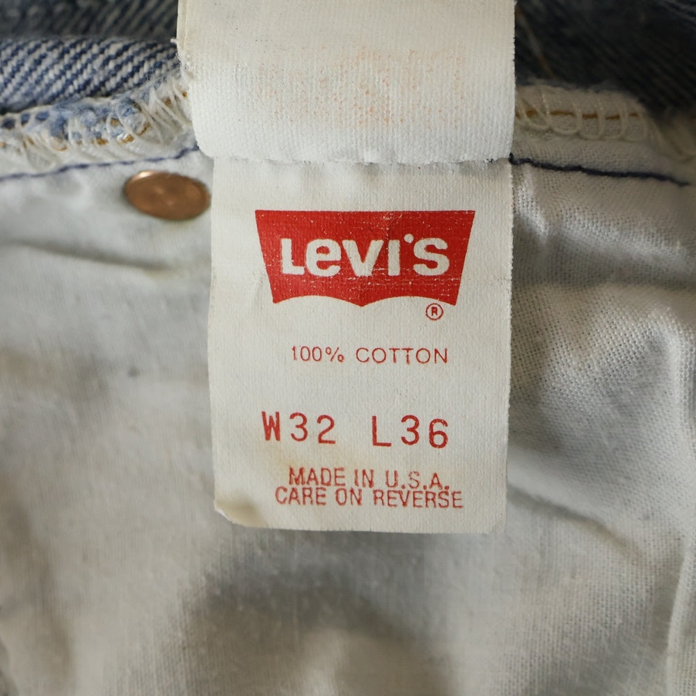 Levi's(リーバイス) 90S 501 ボタン裏555 バレンシア工場製 ボタンフライ デニムパンツ インディゴ 501-5900