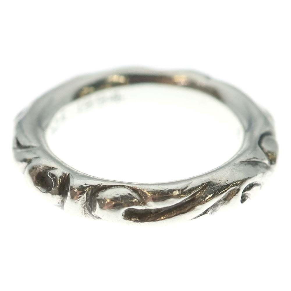 CHROME HEARTS(クロムハーツ) SCRL BAND スクロールバンド リング シルバー BCA351