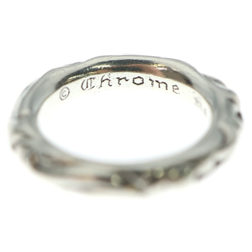 CHROME HEARTS(クロムハーツ) SCRL BAND スクロールバンド リング シルバー BCA351
