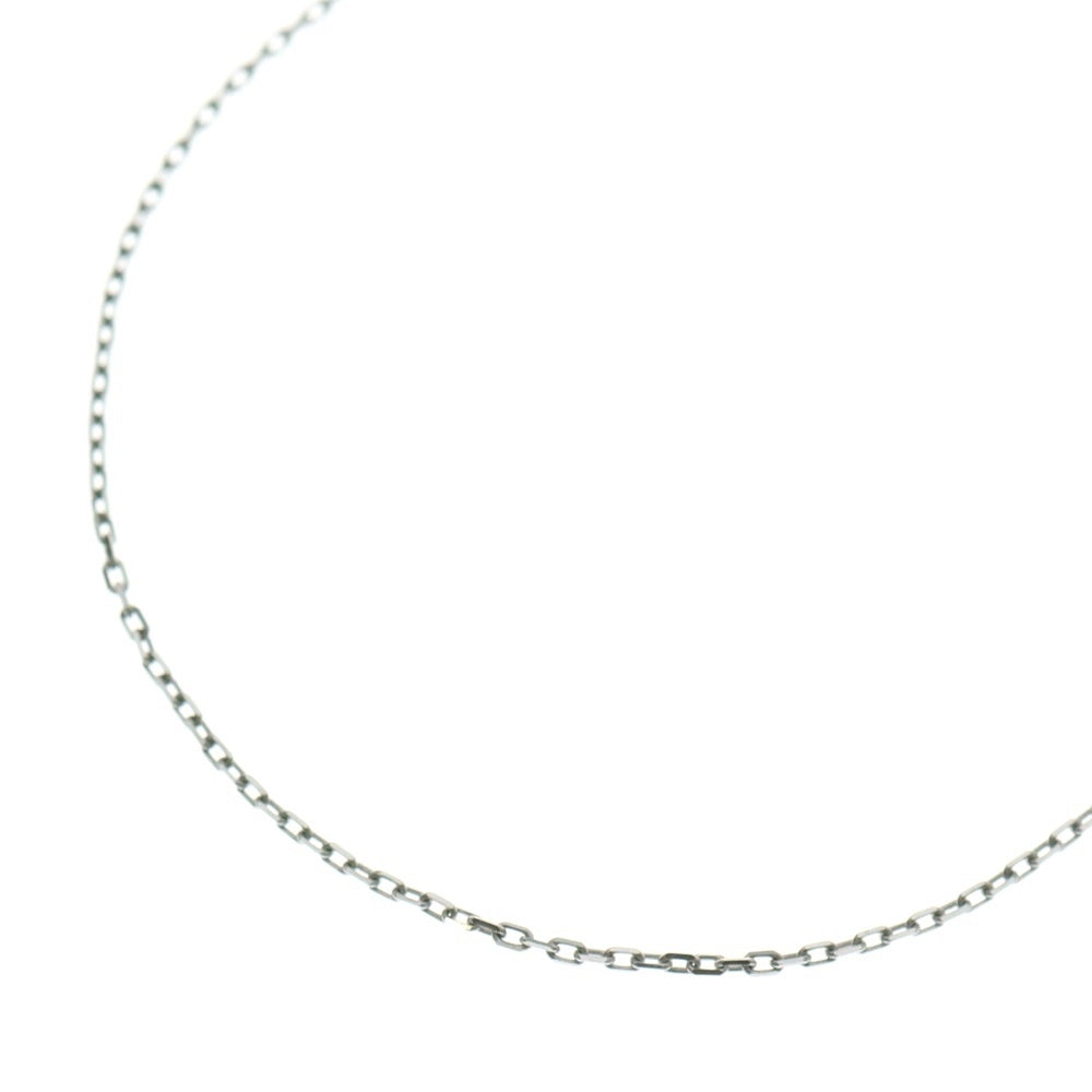 Cartier(カルティエ) 18KWG 2Cチャーム チェーンネックレス ホワイトゴールド 46cm