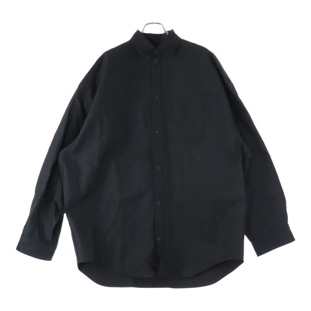 BALENCIAGA(バレンシアガ) Outerwear Shirt オーバーサイズ長袖シャツ ブラック 794462 TQM30