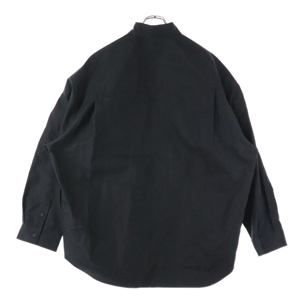 BALENCIAGA(バレンシアガ) Outerwear Shirt オーバーサイズ長袖シャツ ブラック 794462 TQM30