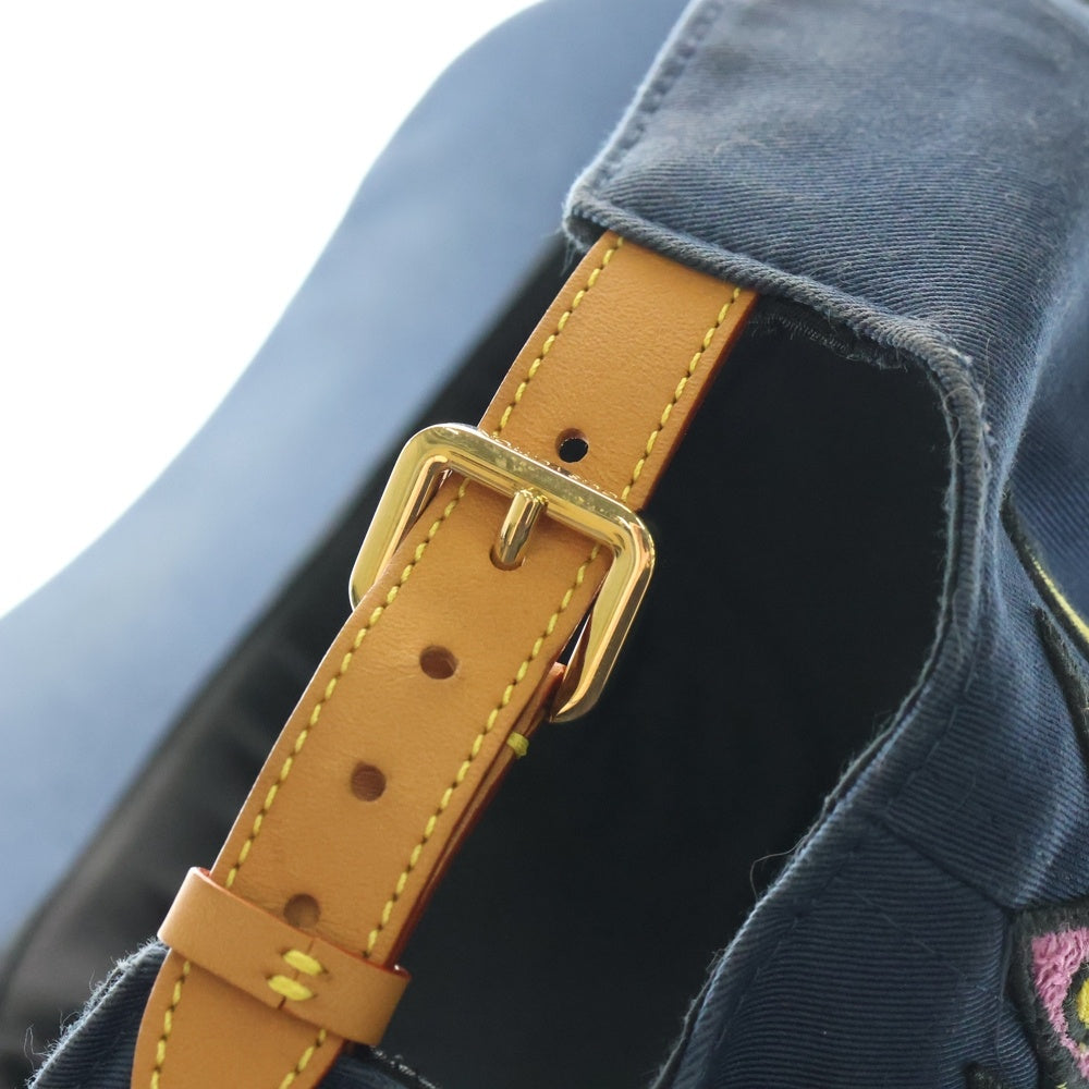 LOUIS VUITTON(ルイヴィトン) 21SS Artist Cap アーティストキャップ 刺繍パッチ6パネルキャップ 帽子 MP2959 ネイビー