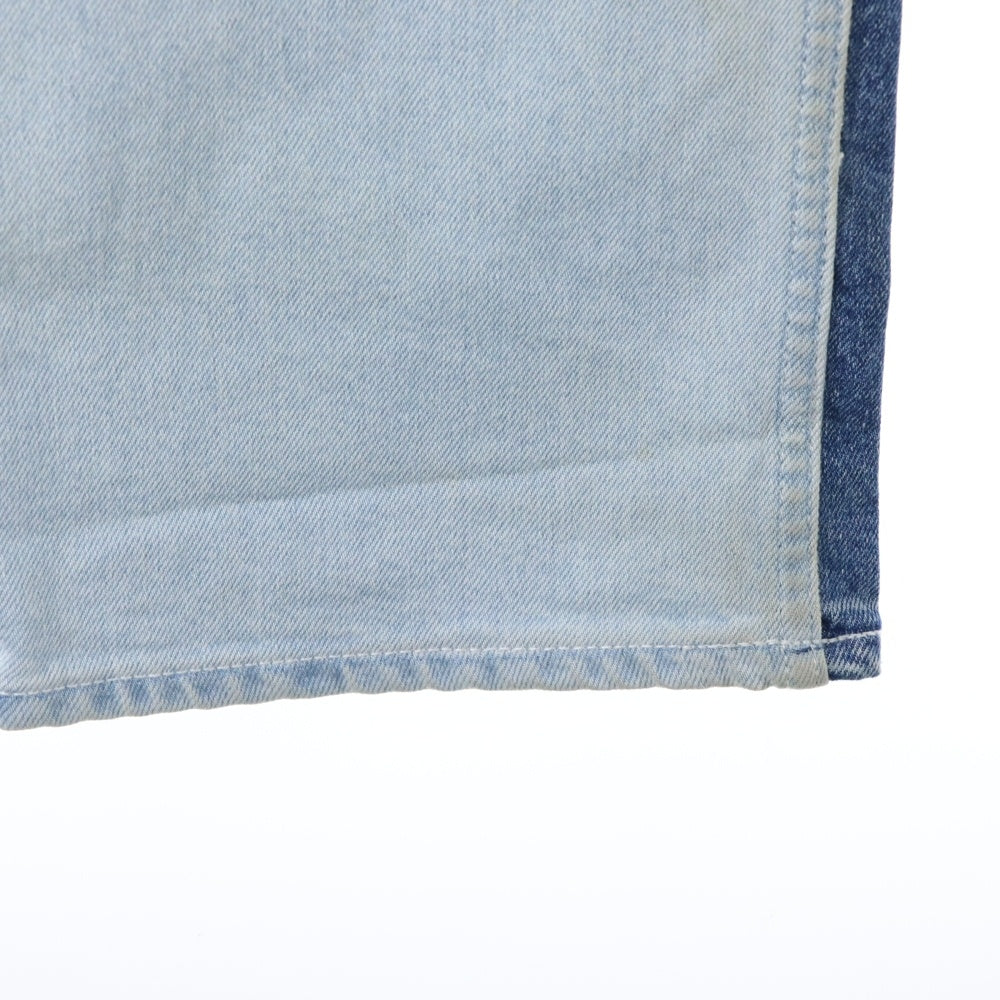 PHENOMENON(フェノメノン) Gemini Denim Pant ジェミニデニムパンツ バイカラーストレートデニムパンツ PH-012 インディゴ/ライトブルー