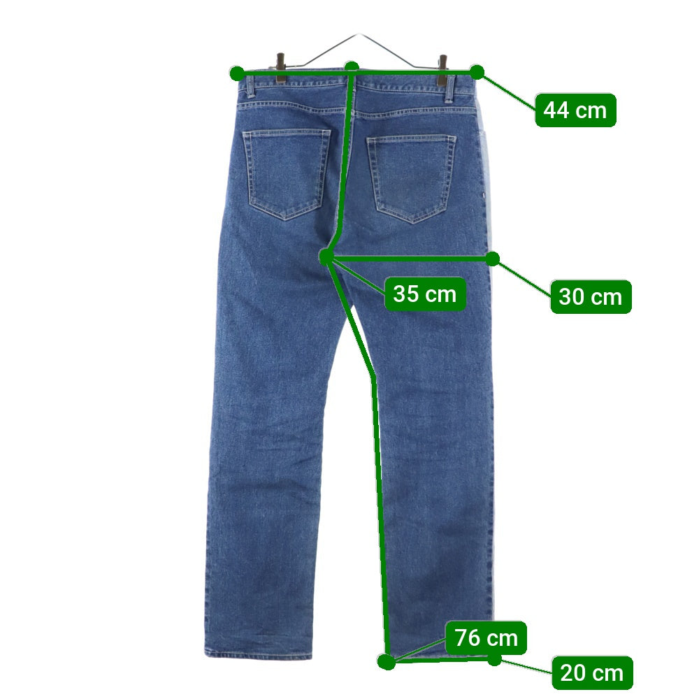 PHENOMENON(フェノメノン) Gemini Denim Pant ジェミニデニムパンツ バイカラーストレートデニムパンツ PH-012 インディゴ/ライトブルー