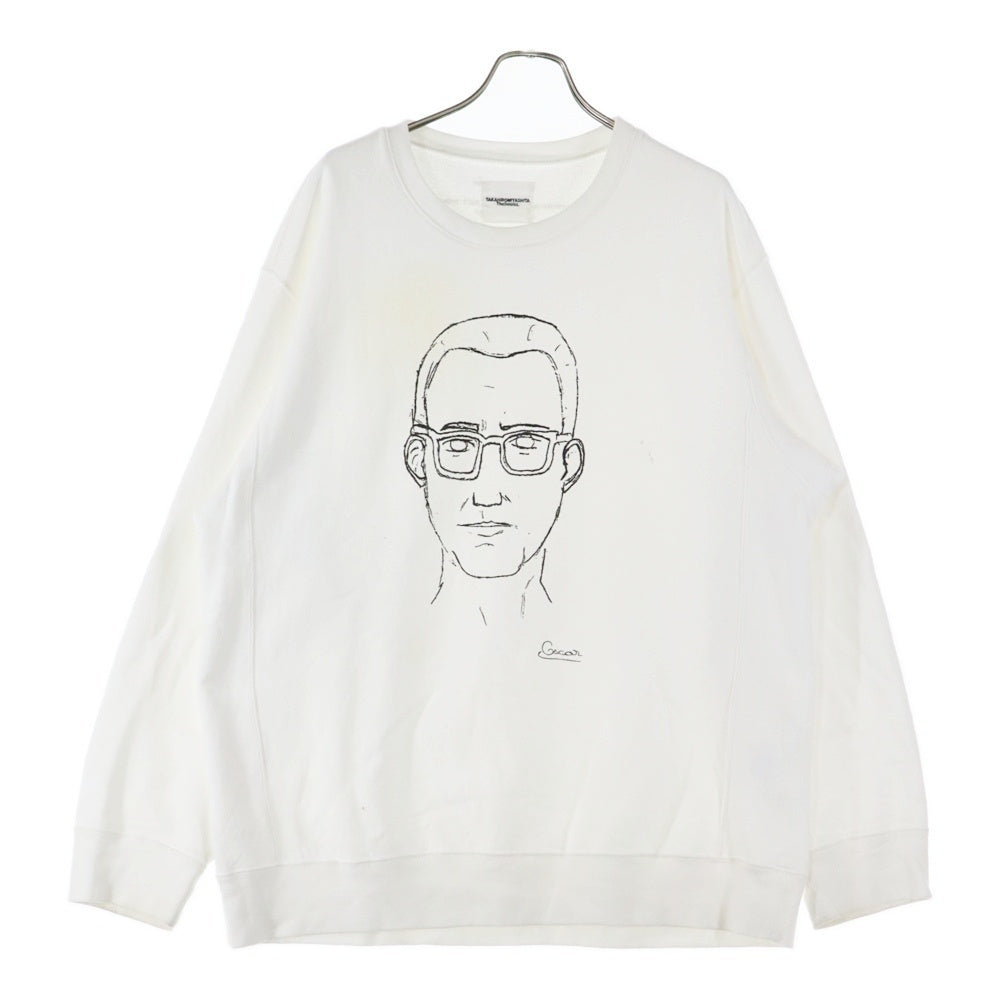 TAKAHIROMIYASHITA The SoloIst.(タカヒロミヤシタザソロイスト) 23SS Judb Listen To This T-shirt Sweat Shirts リッスントゥディスTシャツスウェットシャツ ロゴプリントクルーネック長袖スウェットシャツ