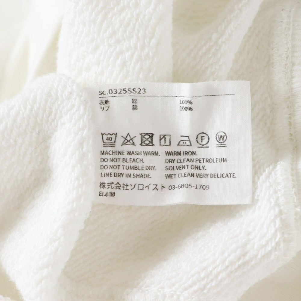 TAKAHIROMIYASHITA The SoloIst.(タカヒロミヤシタザソロイスト) 23SS Judb Listen To This T-shirt Sweat Shirts リッスントゥディスTシャツスウェットシャツ ロゴプリントクルーネック長袖スウェットシャツ