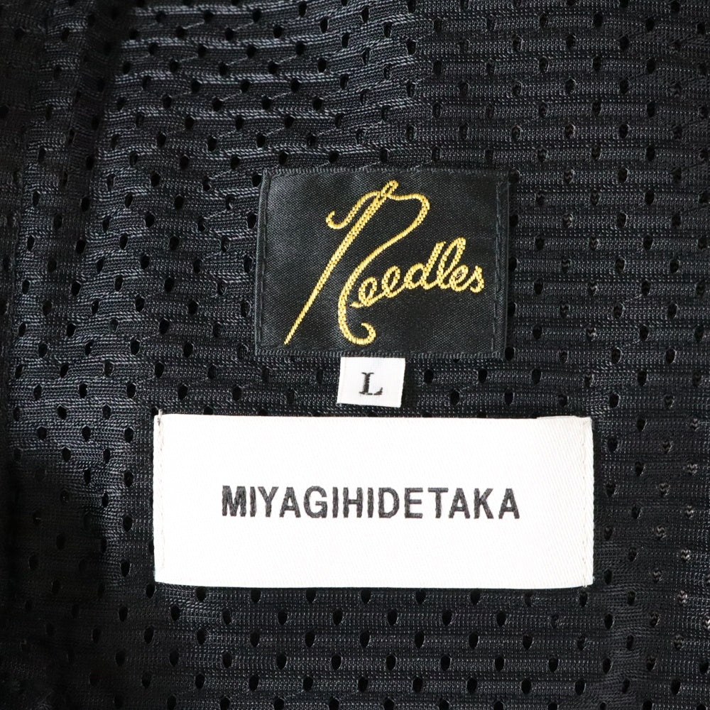 Needles(ニードルス) ×Miyagi Hidetaka Boot-Cut Track Pant ミヤギヒデタカ ブーツカットトラックパンツ ペイズリー総柄サイドラインジャージーフレアパンツ LQ539 マルチ