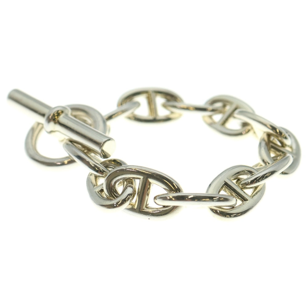 HERMES(エルメス) Chaine d'Ancre TGM シェーヌダンクル 12コマ チェーンブレスレット シルバー