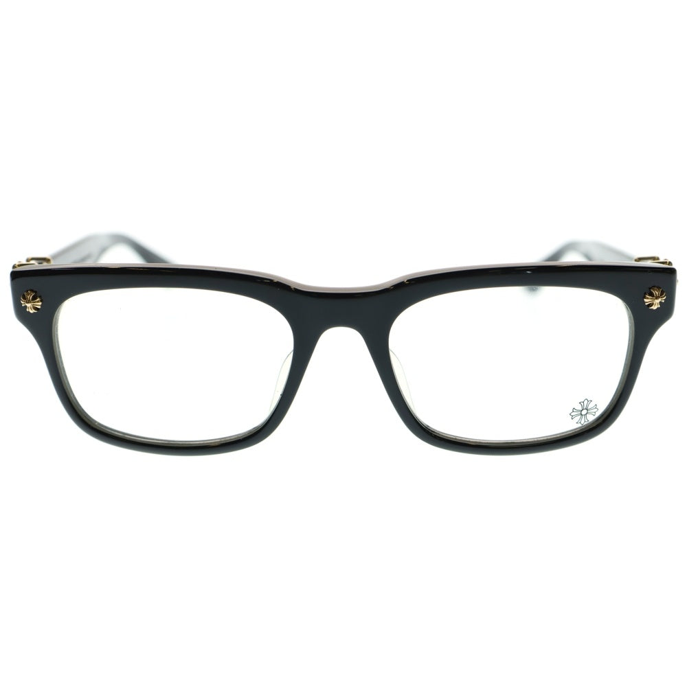 CHROME HEARTS(クロムハーツ) VAGILANTE CHプラステンプル アイウェア メガネ 眼鏡 ブラック/ゴールド