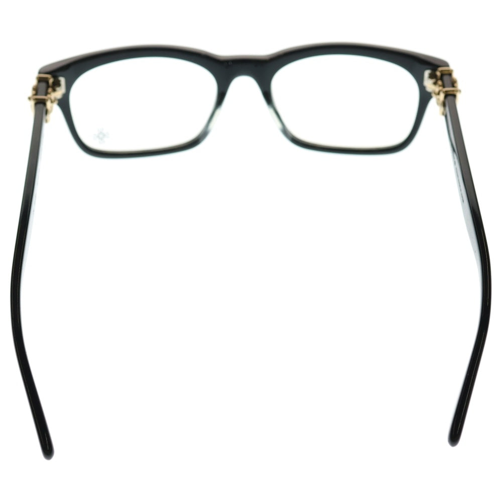 CHROME HEARTS(クロムハーツ) VAGILANTE CHプラステンプル アイウェア メガネ 眼鏡 ブラック/ゴールド
