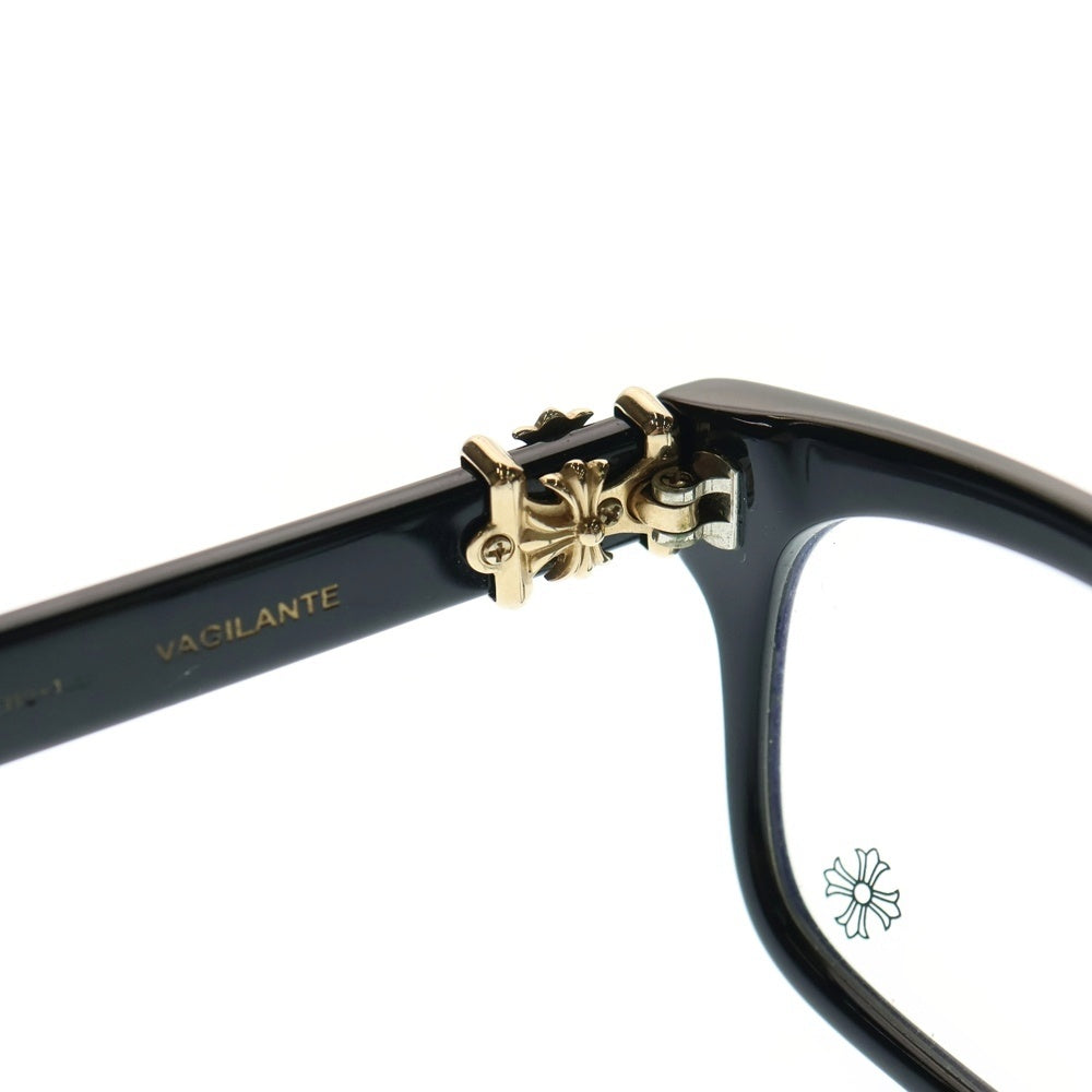 CHROME HEARTS(クロムハーツ) VAGILANTE CHプラステンプル アイウェア メガネ 眼鏡 ブラック/ゴールド