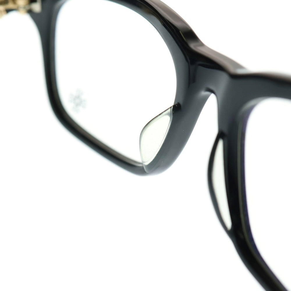 CHROME HEARTS(クロムハーツ) VAGILANTE CHプラステンプル アイウェア メガネ 眼鏡 ブラック/ゴールド