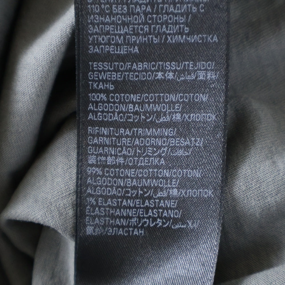 BALENCIAGA(バレンシアガ) 25SS HUMAN BEING ヒューマンビーング ダメージ加工 半袖Tシャツ カットソー ダークグレー 824285 TSVV1