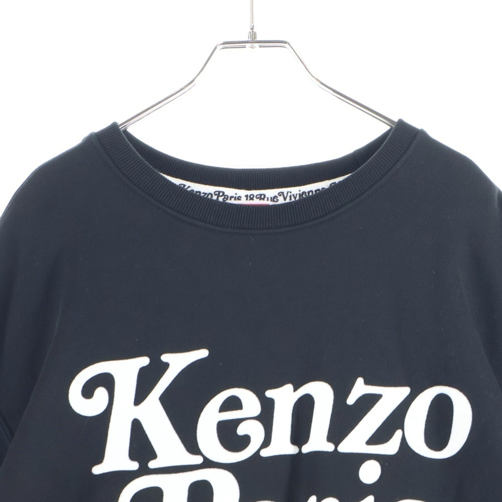 KENZO(ケンゾー) By Verdy Classic Sweat バイベルディー クラシックスウェットトレーナー ロゴフェルト長袖トレーナー FE55SW1464MG-99J ブラック