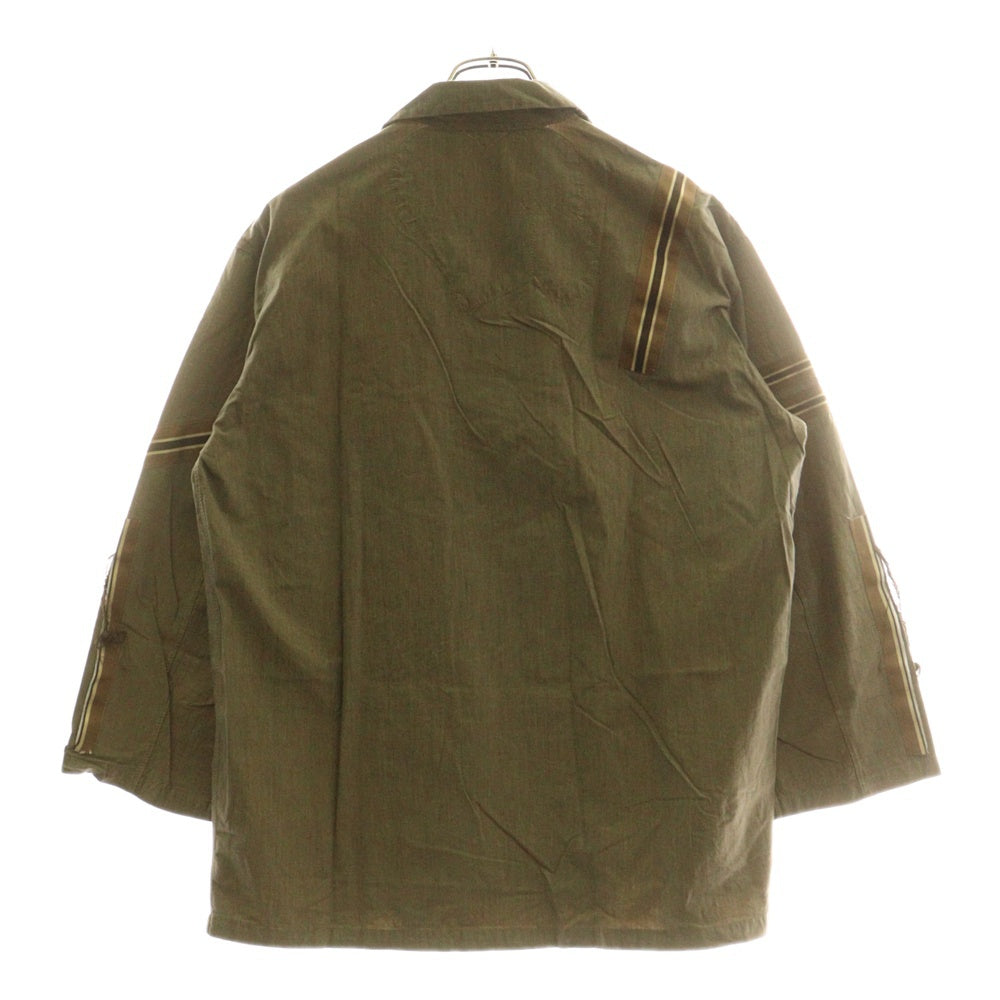 NUMBER (N)INE(ナンバーナイン) 03SS カート期 パジャマセットアップ テープディテールチェックセットアップ ブラウン