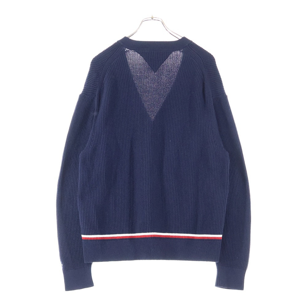 TOMMY HILFIGER(トミーヒルフィガー) Structure Global Stripe Cardigan ストラクチャーグローバルストライプカーディガン ニットカーディガン MW38087 ネイビー
