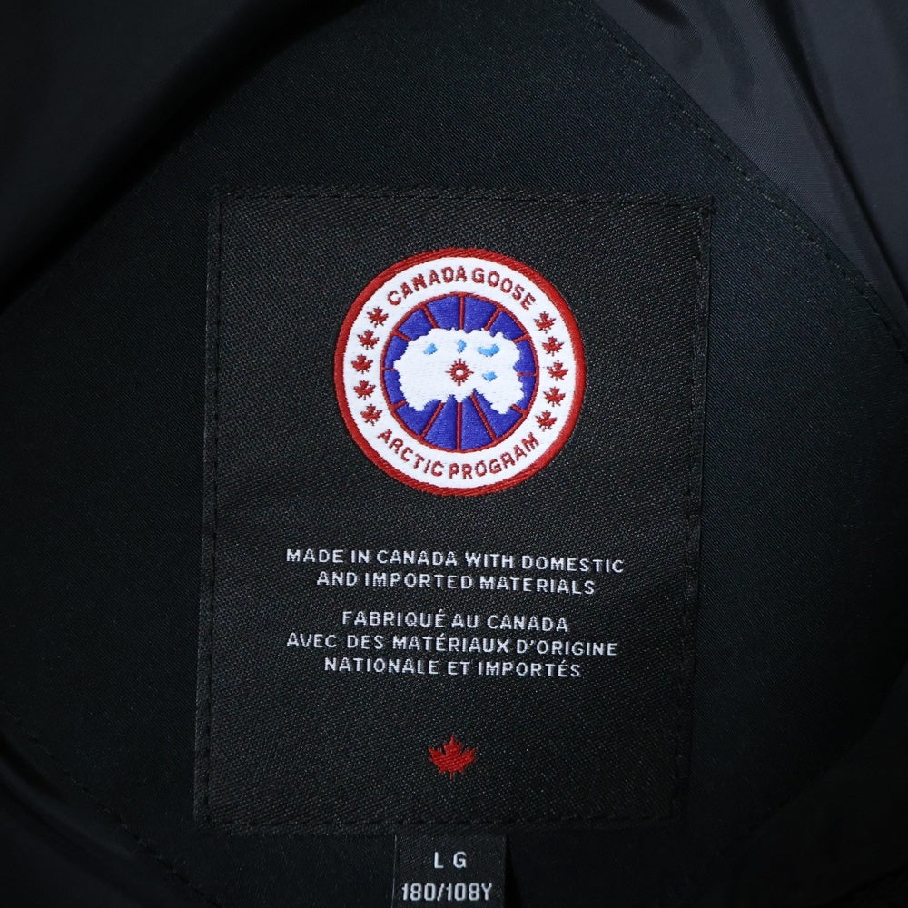 CANADA GOOSE(カナダグース) Jasper Parka Black Label ジップアップ フード付き ダウンジャケット ブラック 3438MBJ