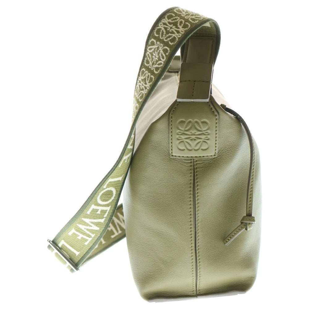 LOEWE(ロエベ) CUBI CROSSBODY キュービィ クロスボディ レザー ワンショルダー バッグ カーキ