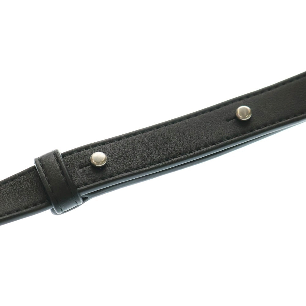 BOTTEGA VENETA(ボッテガヴェネタ) ディアゴ ファスナー デニム レザー メッセンジャー ショルダー バッグ インディゴ/ブラック