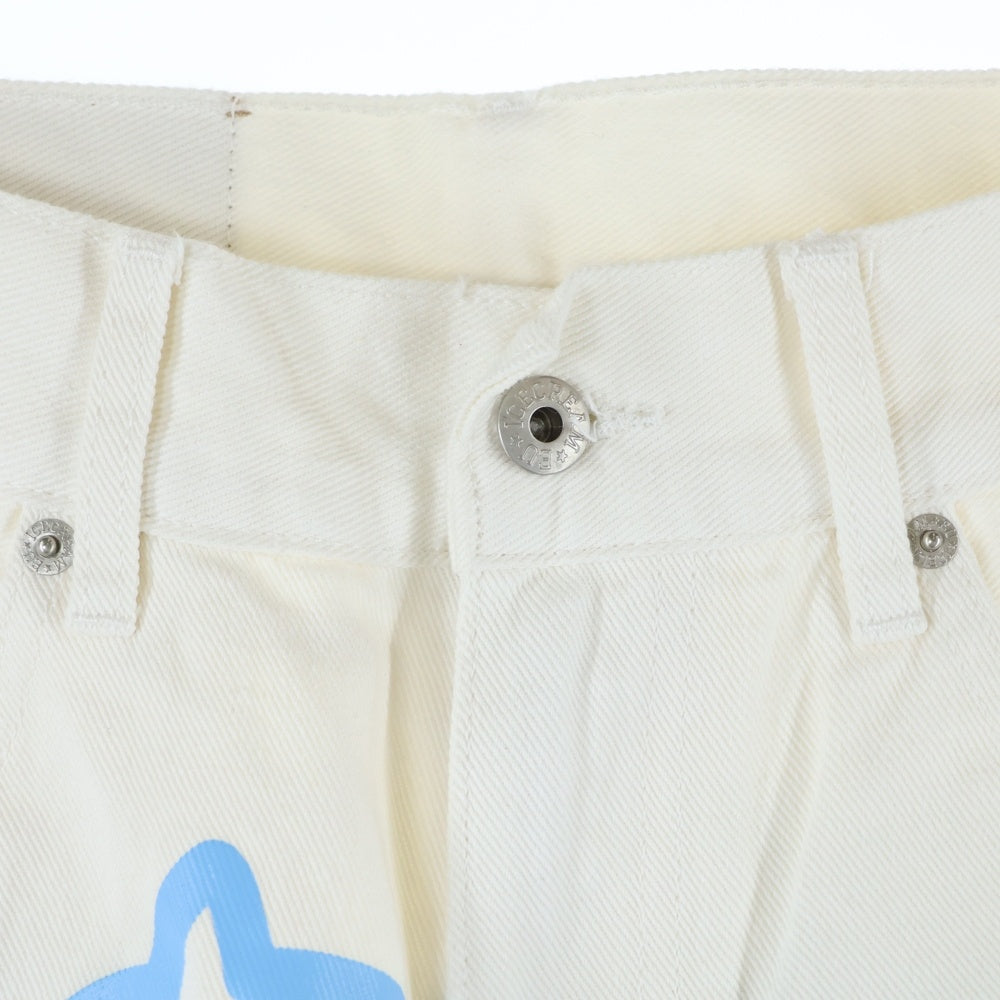 BILLIONAIRE BOYS CLUB(ビリオネアボーイズクラブ) ICE CREAM STRAIGHT JENAS アイスクリーム ストレート デニムパンツ ホワイト 1539355