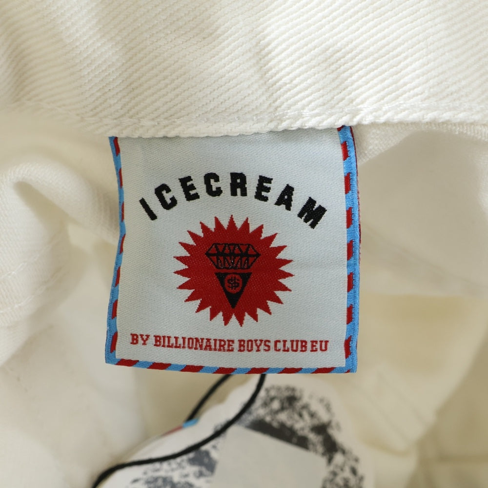 BILLIONAIRE BOYS CLUB(ビリオネアボーイズクラブ) ICE CREAM STRAIGHT JENAS アイスクリーム ストレート デニムパンツ ホワイト 1539355