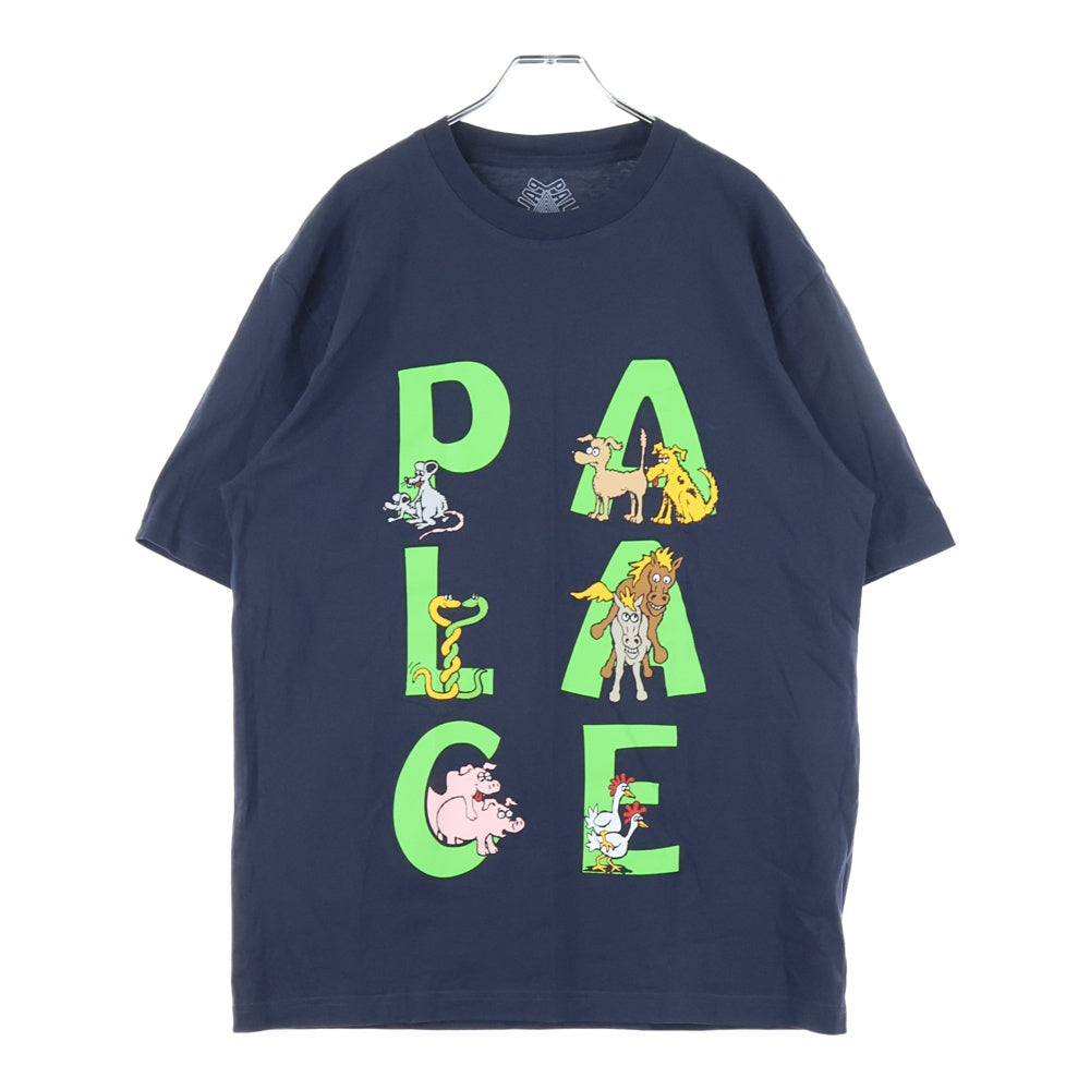 Palace Skateboards(パレススケートボーズ) SESSION T-SHIIRT フロントプリント 半袖Tシャツ カットソー ネイビー